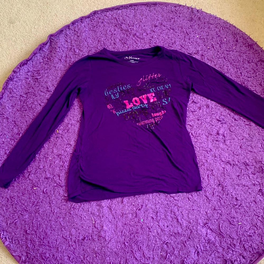 New purple shirt